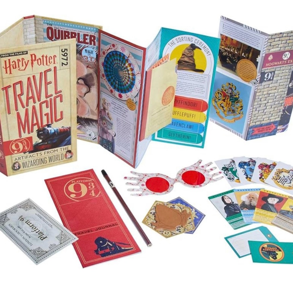 Harry Potter Travel Magic Platform 9 ¾ Artifacts Fold Out Bk & Magic Journal
